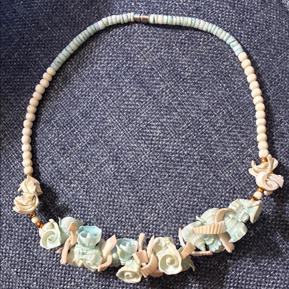 Vintage Puka and Shell Necklace